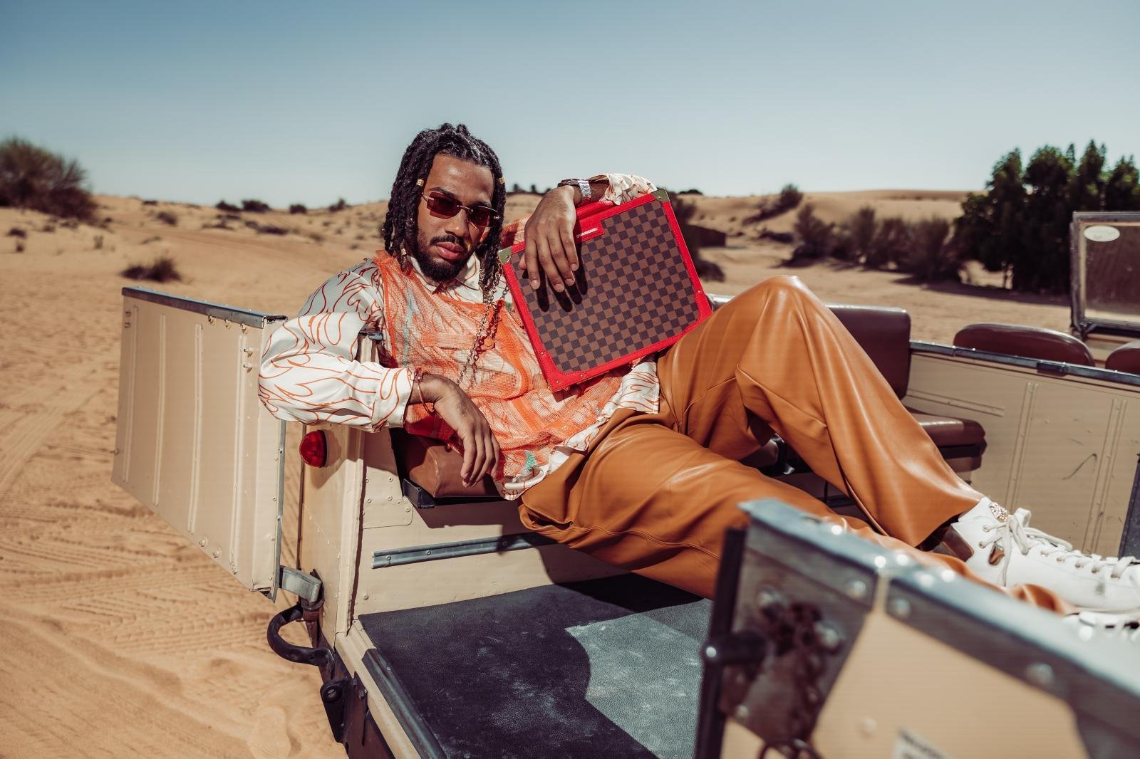 Sprayground Takes Flight at Dubai Airshow with 11-Meter Gold Helicopter Art Installation