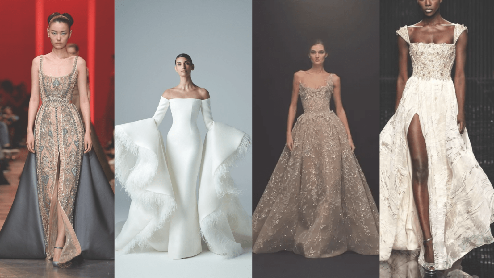 Runway Dress by famous fashion designers like Elie Saab, Rami Al Ali, Zuhair Murad, and Maison Yeya.