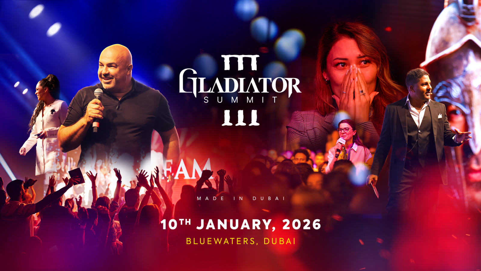 Gladiator Summit III Returns to Dubai Saturday 10th January 2026
