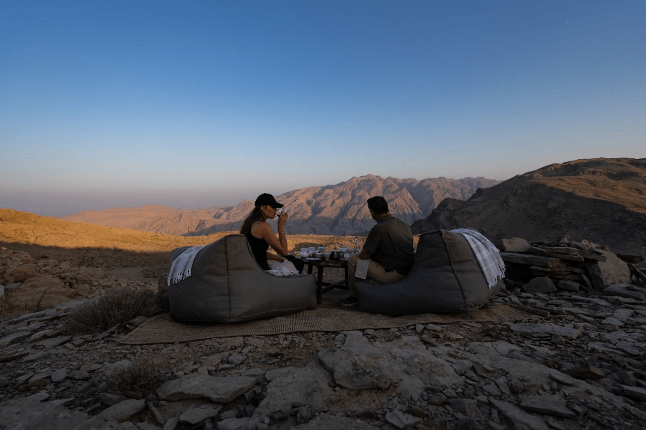 Fujairah, dining at Parvara begins long before the table is set