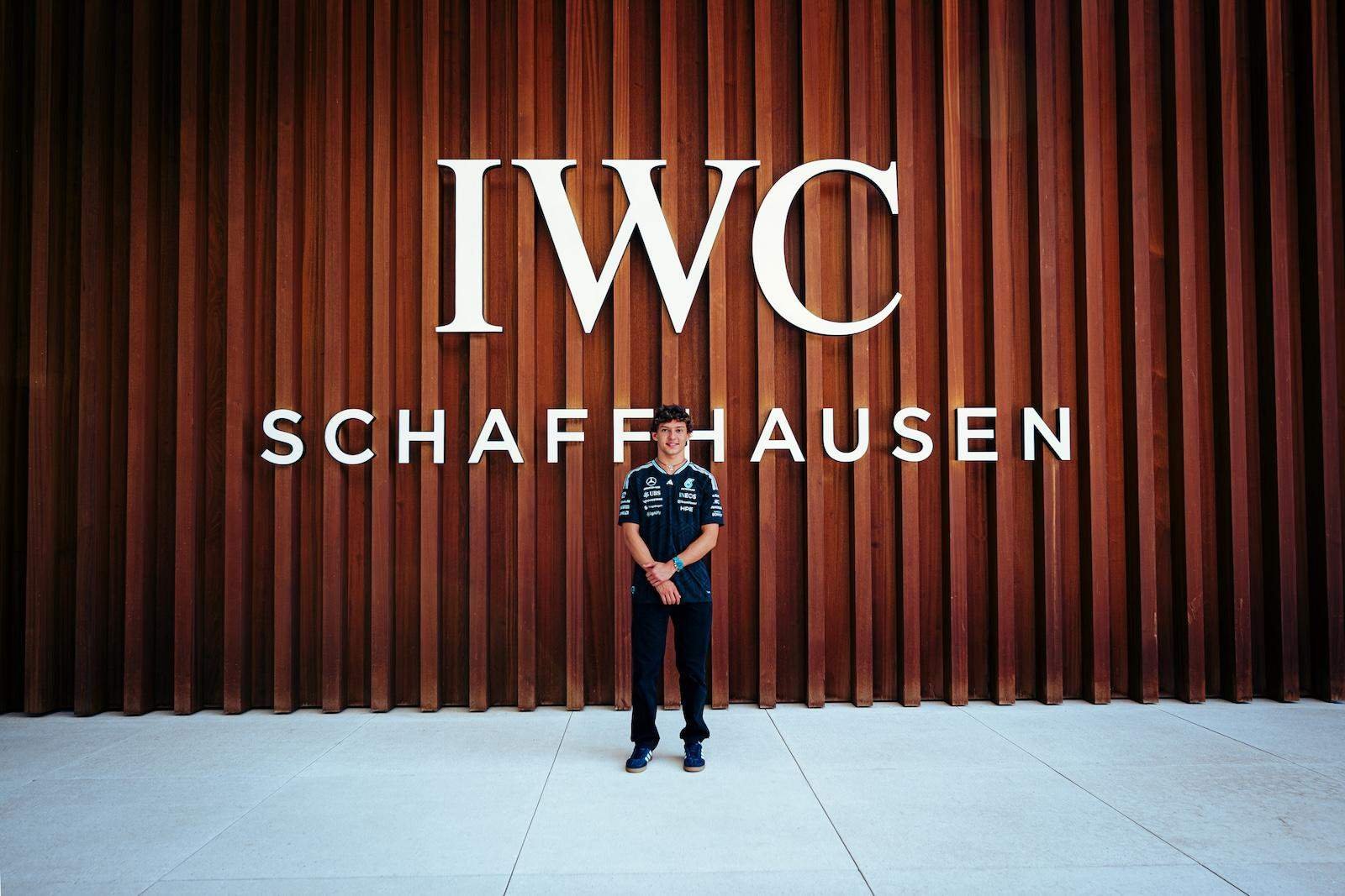 Kimi Antonelli Visits IWC Schaffhausen for the First Time
